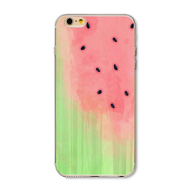  Case For Apple iPhone X / iPhone 8 Plus / iPhone 8 Pattern Back Cover Food / Fruit Soft TPU