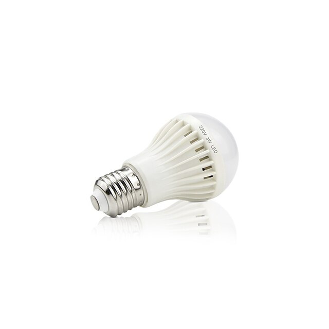  1kpl 3 W LED-älyvalot 233 lm 10 LED-helmet SMD 2835 Ääniaktivoitu Koristeltu Valaistuksen ohjaus Valkoinen 220 V