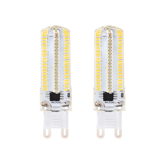  2pcs 8 W LED Corn Lights 700 lm G9 G4 152 LED Beads SMD 3014 Dimmable Warm White White 220 V 110 V