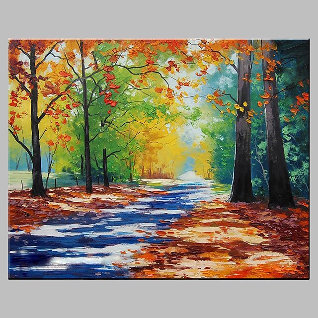  Oil Painting Hand Painted - Landscape Artistic Outdoor Stretched Canvas