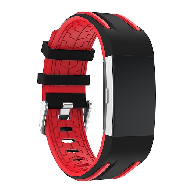  Klockarmband för Fitbit Charge 2 Fitbit Sportband / Modernt spänne Silikon Handledsrem