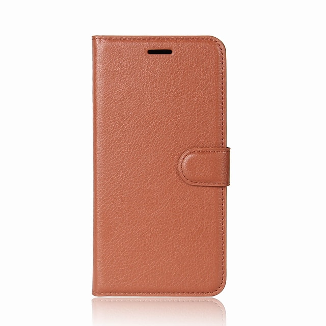  מגן עבור Xiaomi Redmi Note 5A ארנק / מחזיק כרטיסים / נפתח-נסגר כיסוי מלא אחיד קשיח עור PU