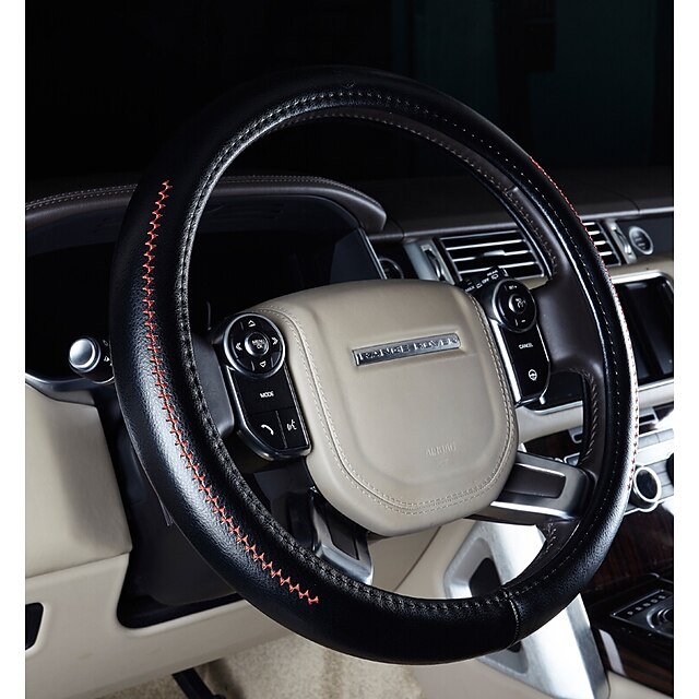 2021年 ハンドルカバー 本革 38cm ブラック / パープル / Black / Red 