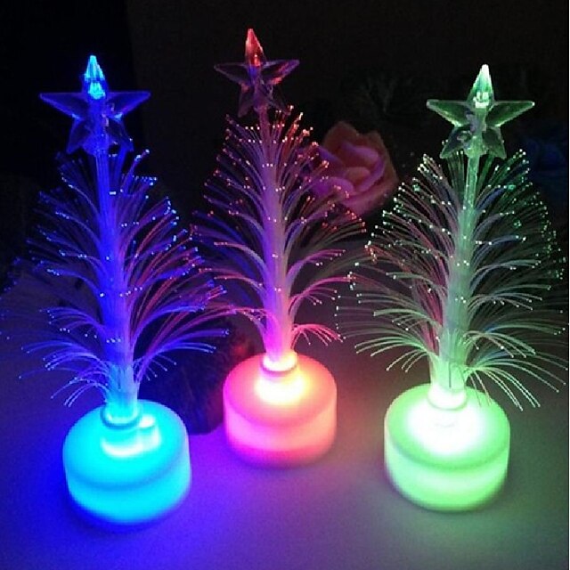  led batterieleistung lampe 7 farbwechsel nachtlicht schreibtisch tischplatte weihnachtsbaum dekoration festliche party