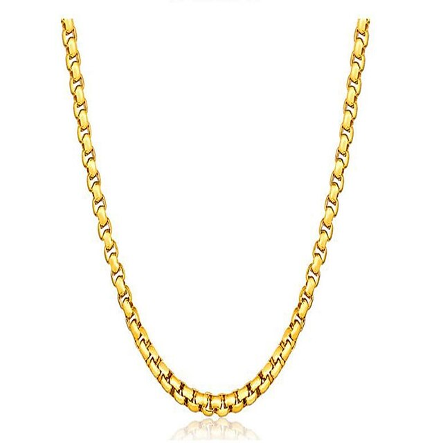  Męskie Damskie Naszyjniki choker Geometryczny minimalistyczny styl Posrebrzane Pozłacany Złoty Srebrny Naszyjniki Biżuteria Na Prezent Codzienny