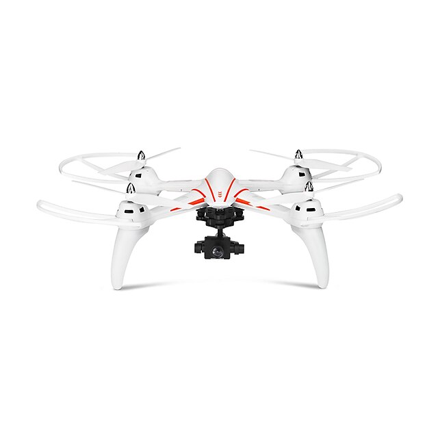  RC Drone WLtoys Q696-A 4 Channel 2.4G With HD Camera 5.0MP 1080P RC Quadcopter LED Lights / Headless Mode / 360°Rolling RC Quadcopter / Remote Controller / Transmmitter / Camera / Hover / Hover