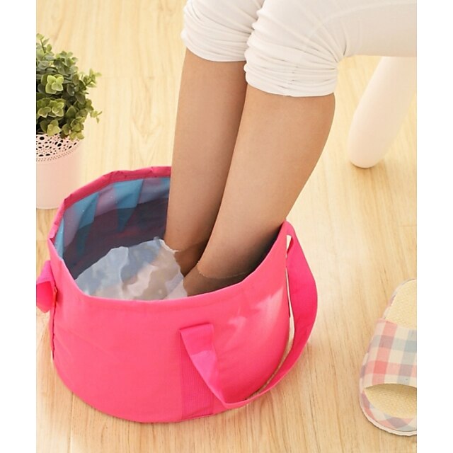  Textile / Plastic Oval Waterproof Pouches / Portable / Travel Home Organization, 1pc Laundry Bag & Basket