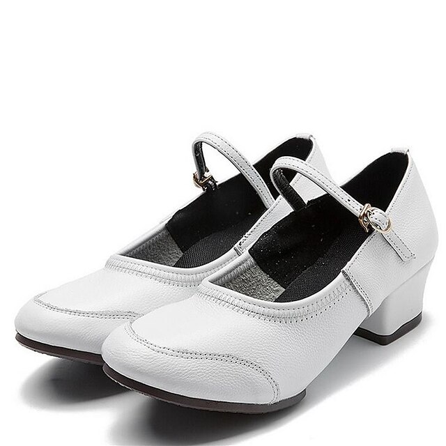  Per donna Sneakers da danza moderna Sneaker Mezzepunte Basso Nappa Bianco / Nero / Rosso