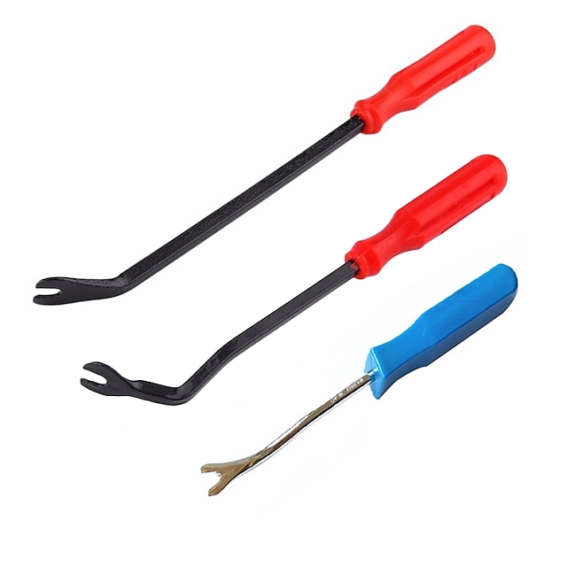  ZIQIAO 3pcs Steel and Nylon Promotion Car Door Panel Remover Upholstery Removal Clip Trim Auto Fastener Pliers Tool