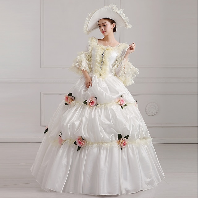  Witch Princess Queen Dress Cosplay Costume Ball Gown Victorian Medieval Renaissance Vacation Dress Halloween Carnival New Year Easy Halloween Costumes