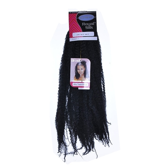  Afro Kinky Tranças Afro Trança Box Braids 100% cabelo kanekalon Médio Cabelo para Trançar 1pç
