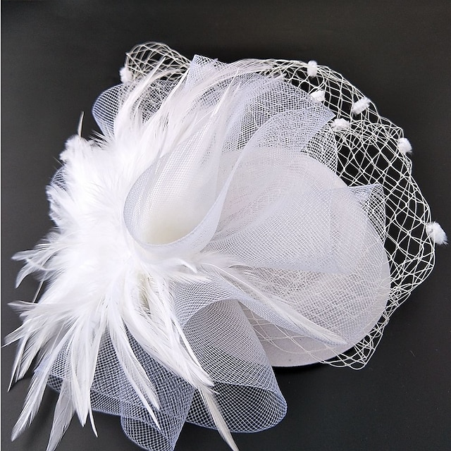  Fascinators Kentucky Derby Hat Headwear Net Pillbox Hat Wedding Special Occasion Horse Race Ladies Day Melbourne Cup With Floral Headpiece Headwear