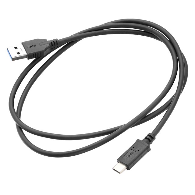  USB 3.1 Tipo C Cavo adattatore, USB 3.1 Tipo C to USB 3.0 Tipo C Cavo adattatore Maschio / maschio 1.0m (3 piedi)