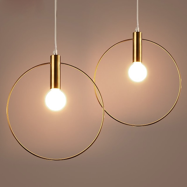 Lights & Lighting Pendant Lights | 1-Light 20 cm Mini Style / Adjustable Pendant Light Metal Brass Chic & Modern 110-120V / 220-