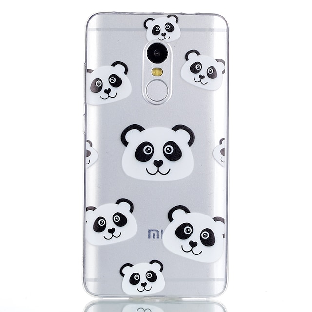 Case For Xiaomi Xiaomi Redmi Note 4X / Xiaomi Redmi Note 4 Pattern Back  Cover Cartoon / Panda Soft TPU 6293766 2023 – $