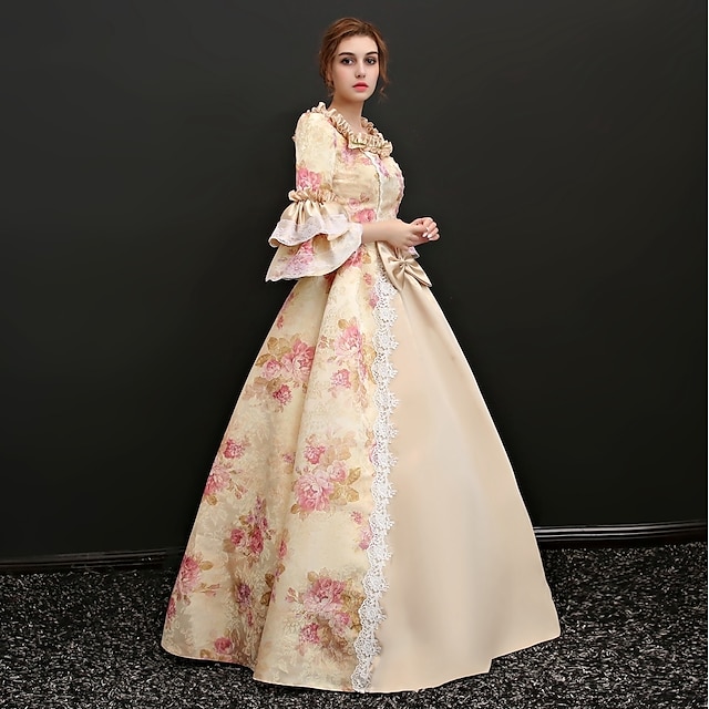 Rococo Victorian 18th Century Cocktail Dress Vintage Dress Dress Party Costume Masquerade Ball