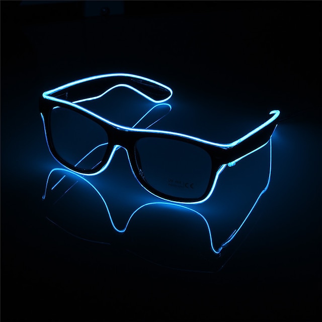  1pc Flashing Led Glasses Luminous Party Decorative Lighting Classic Gift Bright Light Festival Gift