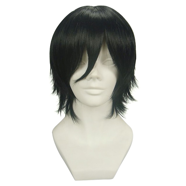  Pandora Hearts Gilbert Nightray Cosplay Wigs Men's 12 inch Heat Resistant Fiber Anime Wig