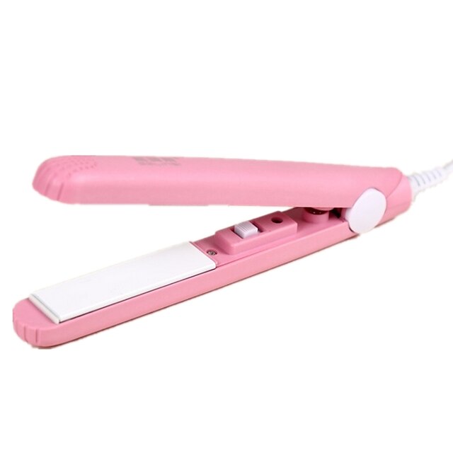  Straightening and Flat Irons Cute Mini Style Curler & straightener Light and Convenient Handheld Design Women 220V