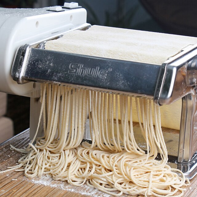  Pasta Maker Machine Semiautomatic Stainless Steel Noodle Maker Kitchen Appliance