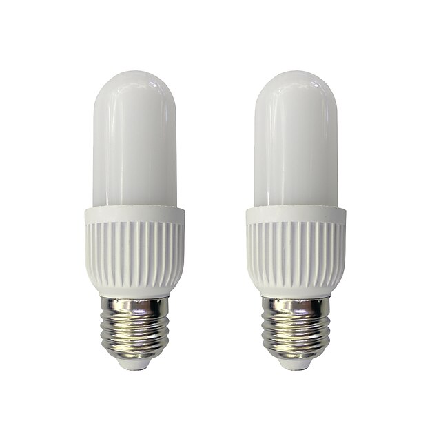  2pcs 6 W LED Mais-Birnen 480 lm E27 T 34 LED-Perlen SMD 2835 Warmes Weiß Weiß 220-240 V