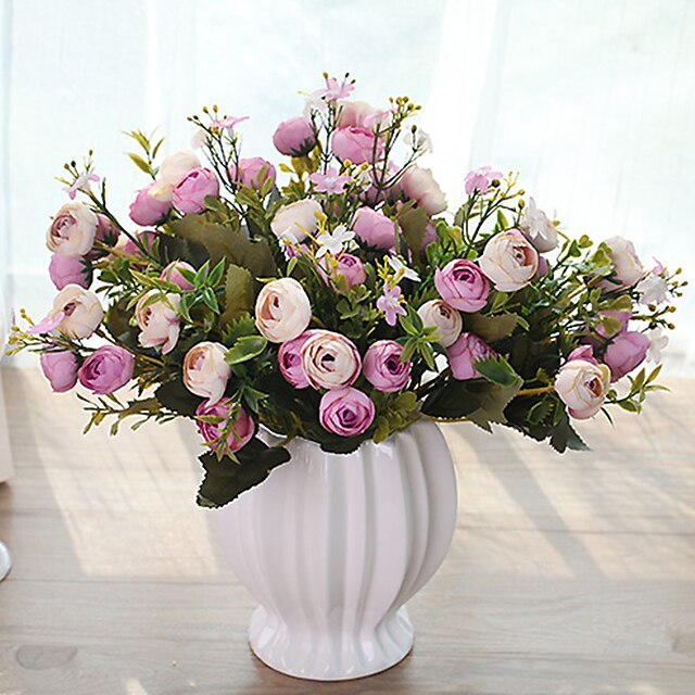 Silk Pastoral Style Tabletop Flower 1 2023 US 5.19