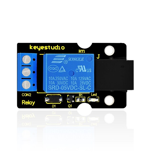  keyestudio easy plug single relay module voor arduino
