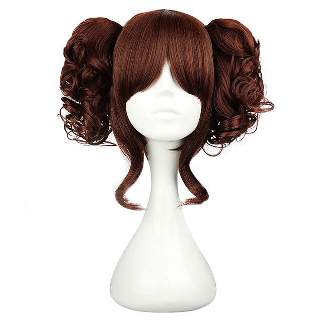  Lolita Cosplay-parykker Dame 14 tommers Varmeresistent Fiber Anime Wig