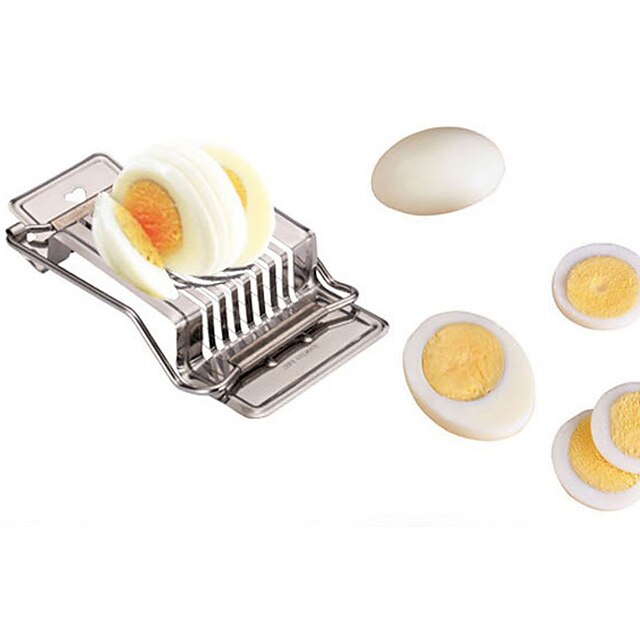  egg skiver rustfritt stål seksjon cutter tomat mold kanter kjøkken verktøy