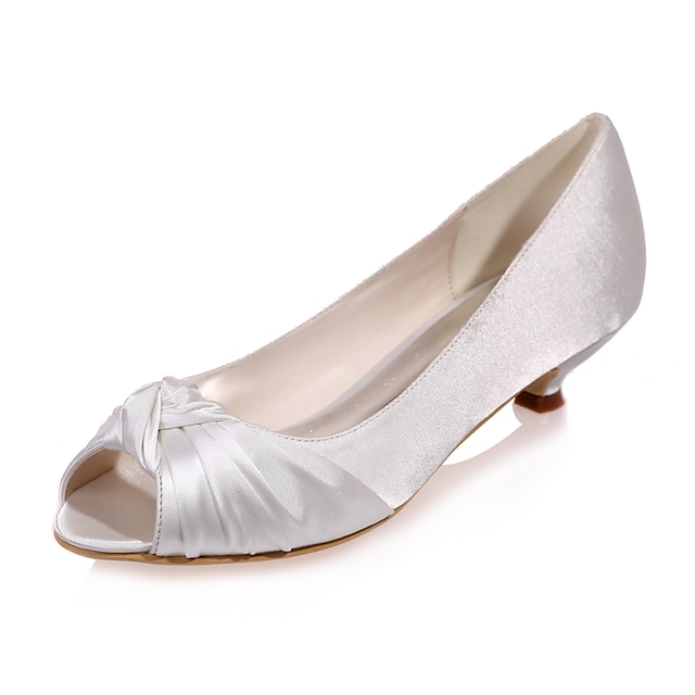  Pentru femei pantofi de nunta Pantofi Flați Pantofi rochie Pantofi de confort Mărime Plus Size Nuntă Birou Zilnic Tocuri de nunta Pantofi de mireasa Pantofi de domnișoară de onoare Vară Funde Toc Mic