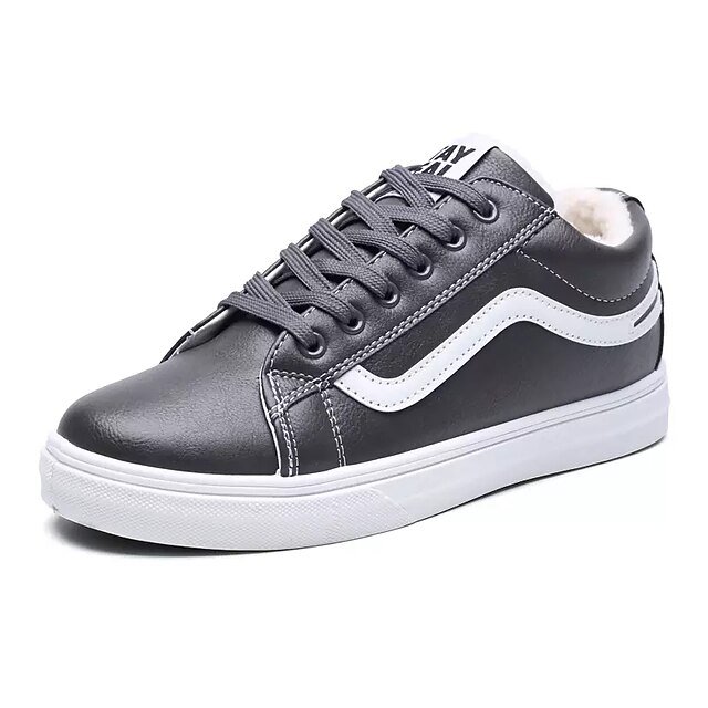  Men's Summer Loafers & Slip-Ons Walking Shoes PU Black / Brown / Gray / Split Joint