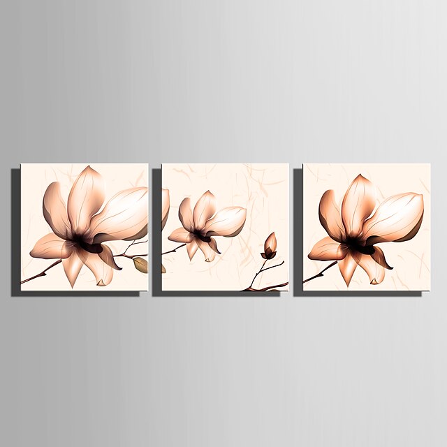  Print Rolde canvasafdrukken - Abstract Drie panelen Kunstafdrukken