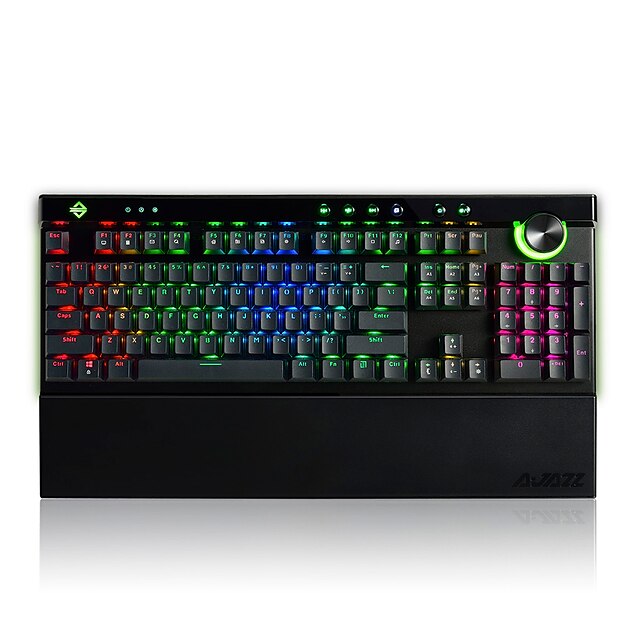  AJAZZ AK45-RGB USB cu fir tastatură mecanică tastatura de gaming Kailh BOX Programabil Luminos RGB iluminare din spate 111 pcs Chei