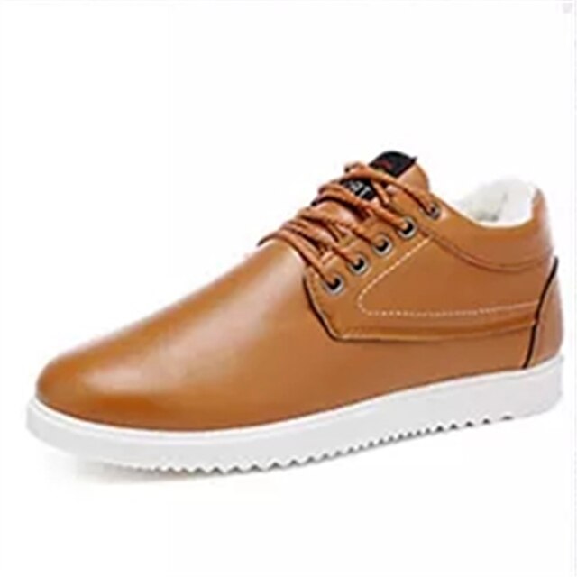  Homens Sapatos Confortáveis Couro Sapatos de Barco Caminhada Marron / Preto / Azul Escuro