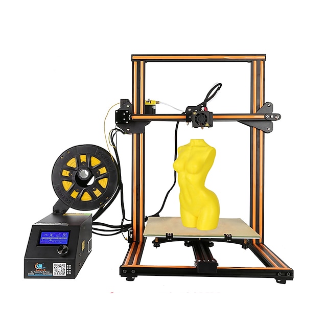  Creality 3D CR-10S 3D Printer 300*300*400mm Printing Size With Z-axis Dual T Screw Rod Motor Filament Detector 1.75mm 0.4mm Nozzle(with a conversion plug)