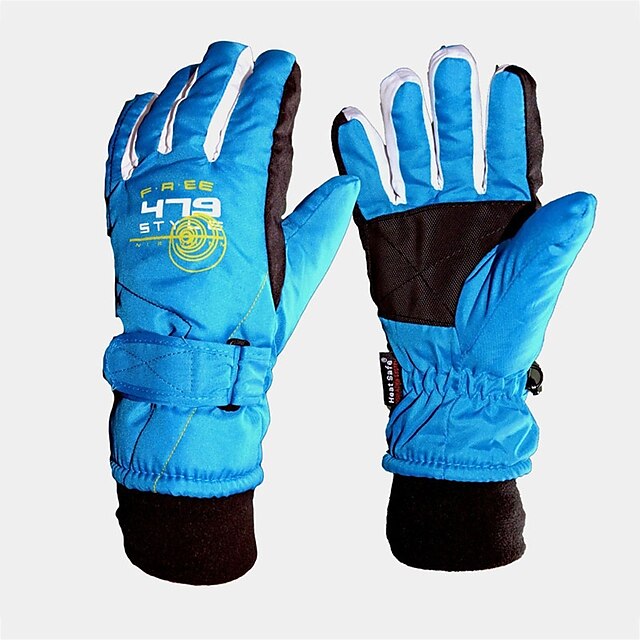  Rękawice narciarskie Dla chłopców Dla dziewczynek Dla dzieci Sporty na śniegu Rękawiczki z zakrytymi palcami Zima Wodoodporny Nylon Narciarstwo