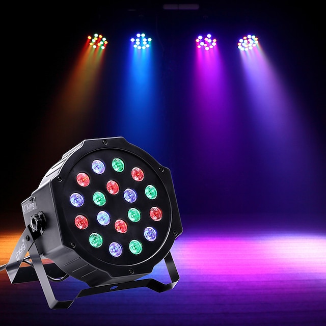  U'King LED Bühnen Beleuchtung / LED-PAR-Scheinwerfer DMX 512 / Master-Slave / klanggesteuert für Party / Stage / Hochzeit Professionell