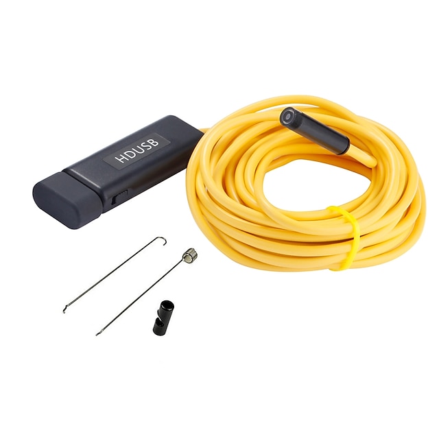  9mm obiektyw bezprzewodowy hd usb endoskop wifi kamera 5 m inspekcja hardwire borescope węża dla android ios pc