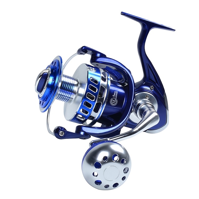  Fishing Reel Spinning Reel / Conventional / Trolling Reel 4.7:1 Gear Ratio 12+1 Ball Bearings Outdoor Gravity Type Right Handed for Sea Fishing / Spinning / Jigging Fishing / Freshwater Fishing