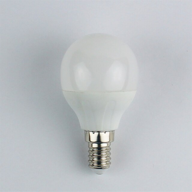  1PC 4 W مصابيح كروية LED 310 lm E14 G45 6 الخرز LED مصلحة الارصاد الجوية 3528 أبيض دافئ 110-240 V