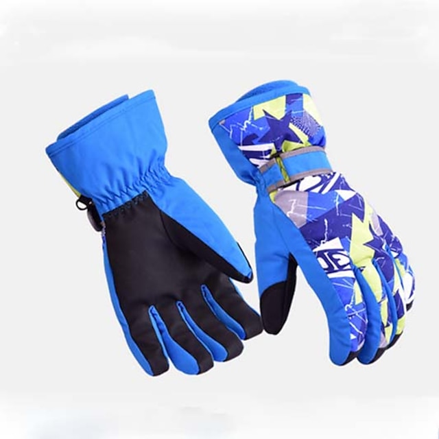  Χειμωνιάτικα Γάντια Γάντια του σκι Ανδρικά Γυναικεία Αθλήματα Χιονιού Ολόκληρο το Δάχτυλο Χειμώνας Αδιάβροχη Διατηρείτε Ζεστό Ίνα νάιλον Σκι