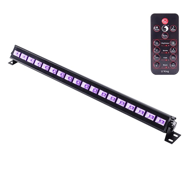  U'King Φώτα ντίσκο Φως πάρτι Φώτα Σκηνής LED DMX 512 / Master-Slave / Ενεργοποίηση με  Ήχο Για Υπαίθρια Χρήση / Πάρτι / Κλαμπ Επαγγελματικό UV (Blacklight) για Dance Party Wedding DJ Disco Show