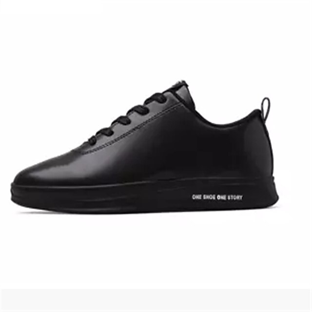  Homens Bullock Shoes Sapatos Confortáveis Primavera / Outono Casual Escritório e Carreira Oxfords Couro Ecológico Antiderrapante Branco / Preto / Vermelho / Cadarço