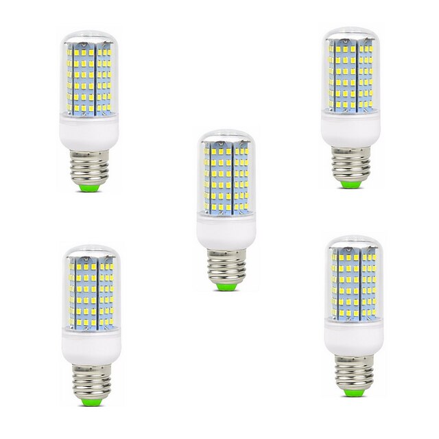  YWXLIGHT® 5pcs 10 W LED kukorica izzók 900-1000 lm E14 B22 E26 / E27 T 126 LED gyöngyök SMD 2835 Dekoratív Meleg fehér Hideg fehér 220-240 V / 5 db. / RoHs