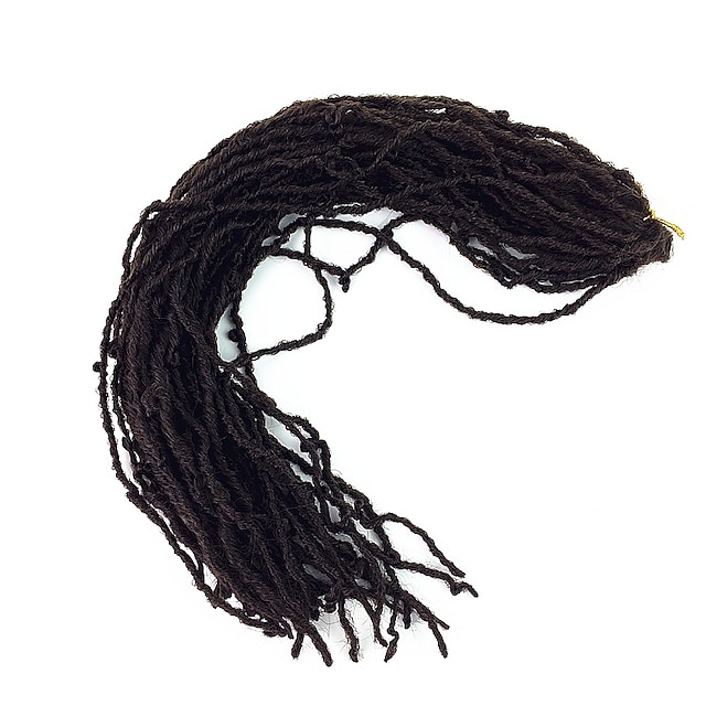  Faux Locs Dreadlocks Boom Twists Πλεξούδες κουτιού Συνθετικά μαλλιά Μεσαίο Μαλλιά για πλεξούδες 1 80 ρίζες / πακέτο 20 ρίζες / πακέτο