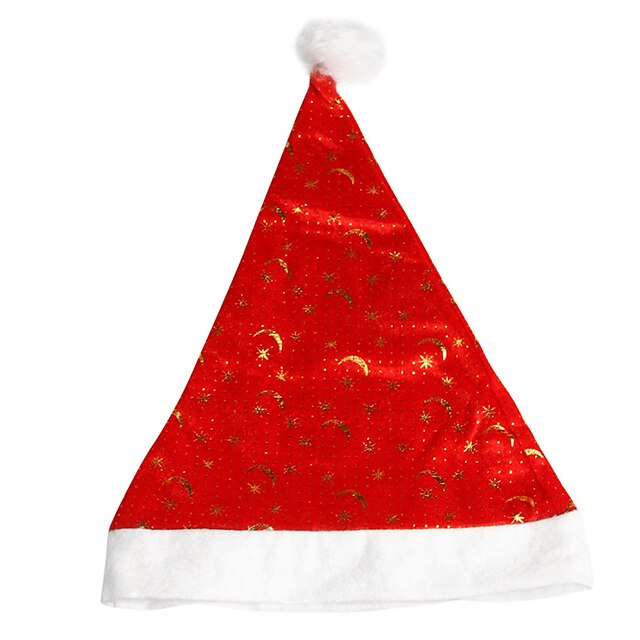  Klobouky Santa Clothe Vánoce Festival / Svátek Samet Vybavení Červená