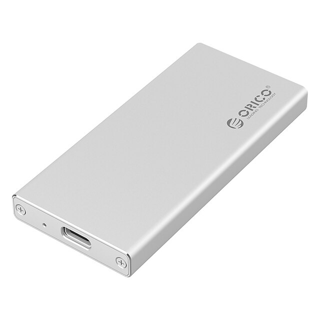 orico msa-uc3 aluminium typ-c zu msata 3.0 / 2.0 tragbare mobile hdd gehäuse box fall für 1,8 zoll ssd (nicht einschließlich hdd)