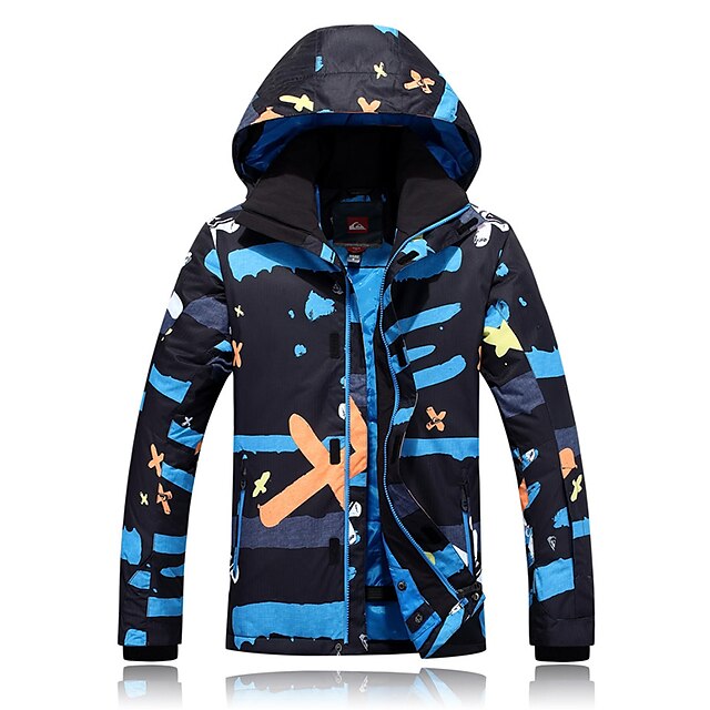  GQY® Men's Ski Jacket Thermal / Warm Windproof Wearable Ski / Snowboard Winter Sports Polyester Winter Jacket Ski Wear