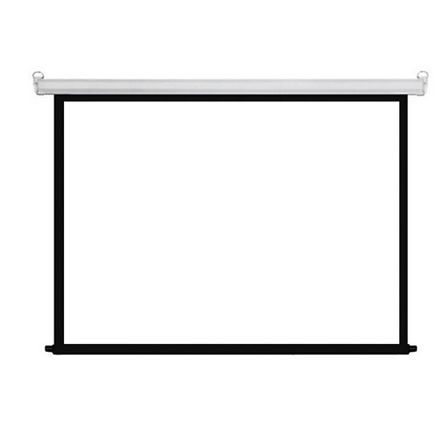  1080P  72 Inch 4:3 Motorized White Plastic Projector Screen