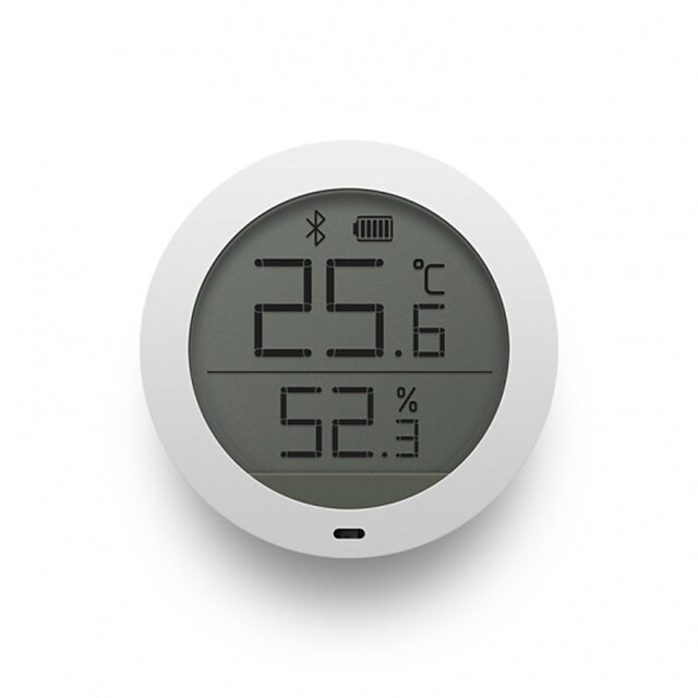  Xiaomi Mijia Bluetooth Temperature Humidity Sensor LCD Screen Digital Thermometer Moisture Meter Smart Mi Home APP Real-time Monitoring Wall Sticker